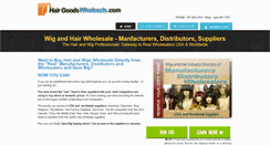 Desktop Screenshot of hairgoodswholesale.com